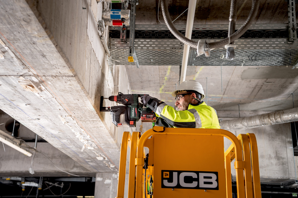 Marteau perforateur burineur 18 V KH 18 LTX 28 BL Quick + ISA 18 LTX 28  - METABO - 601715930