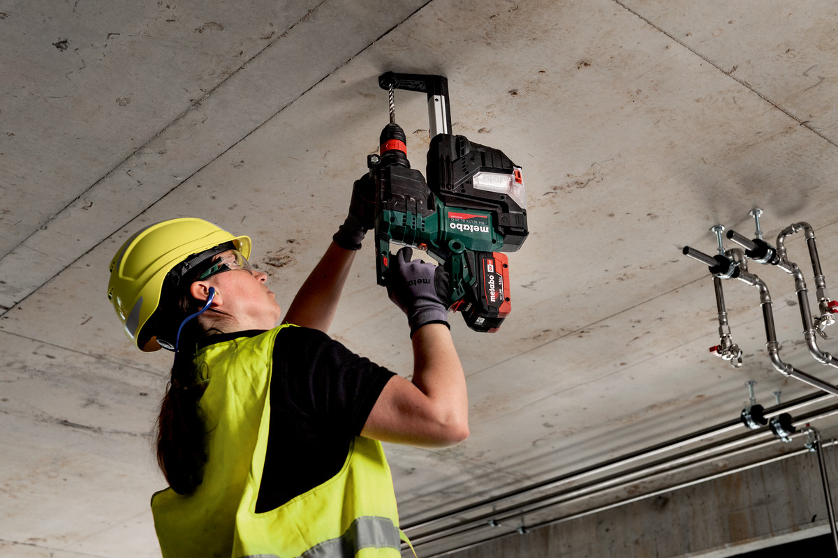 Marteau perforateur burineur 18 V KH 18 LTX 28 BL Quick + ISA 18 LTX 28  - METABO - 601715930