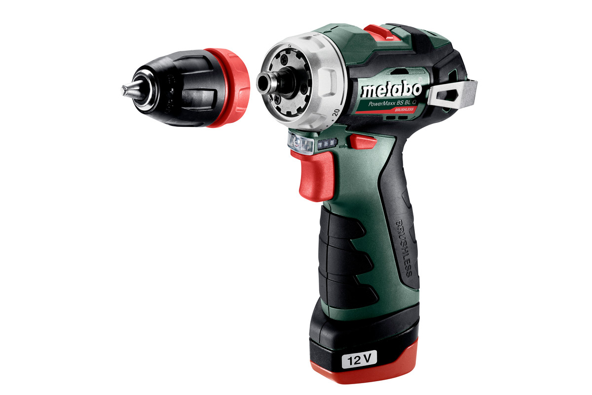 Perceuse visseuse 12 V PowerMaxx BS BL Q - METABO - 601749500
