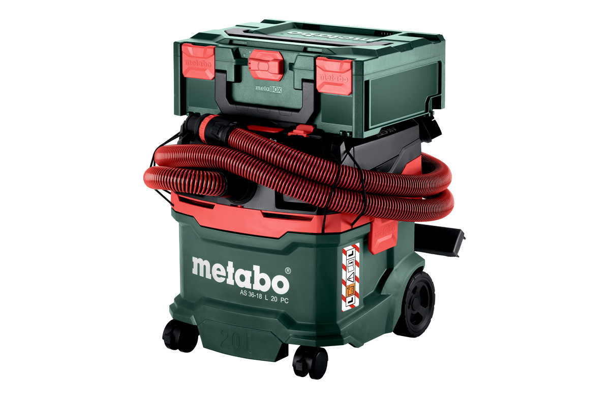 Aspirateur 18 V AS 36-18 L 20 PC - METABO - 602071850