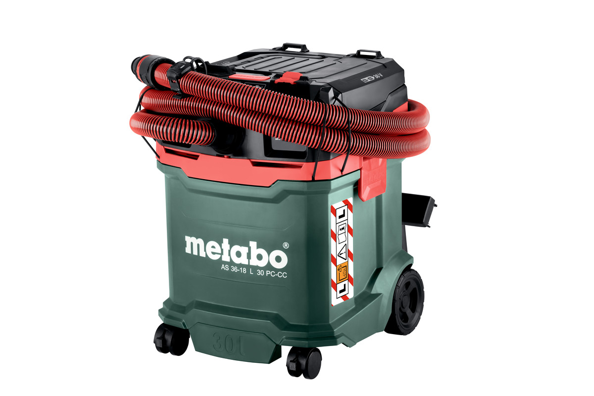 Aspirateur 18 V AS 36-18 L 30 PC CC - METABO - 602073850