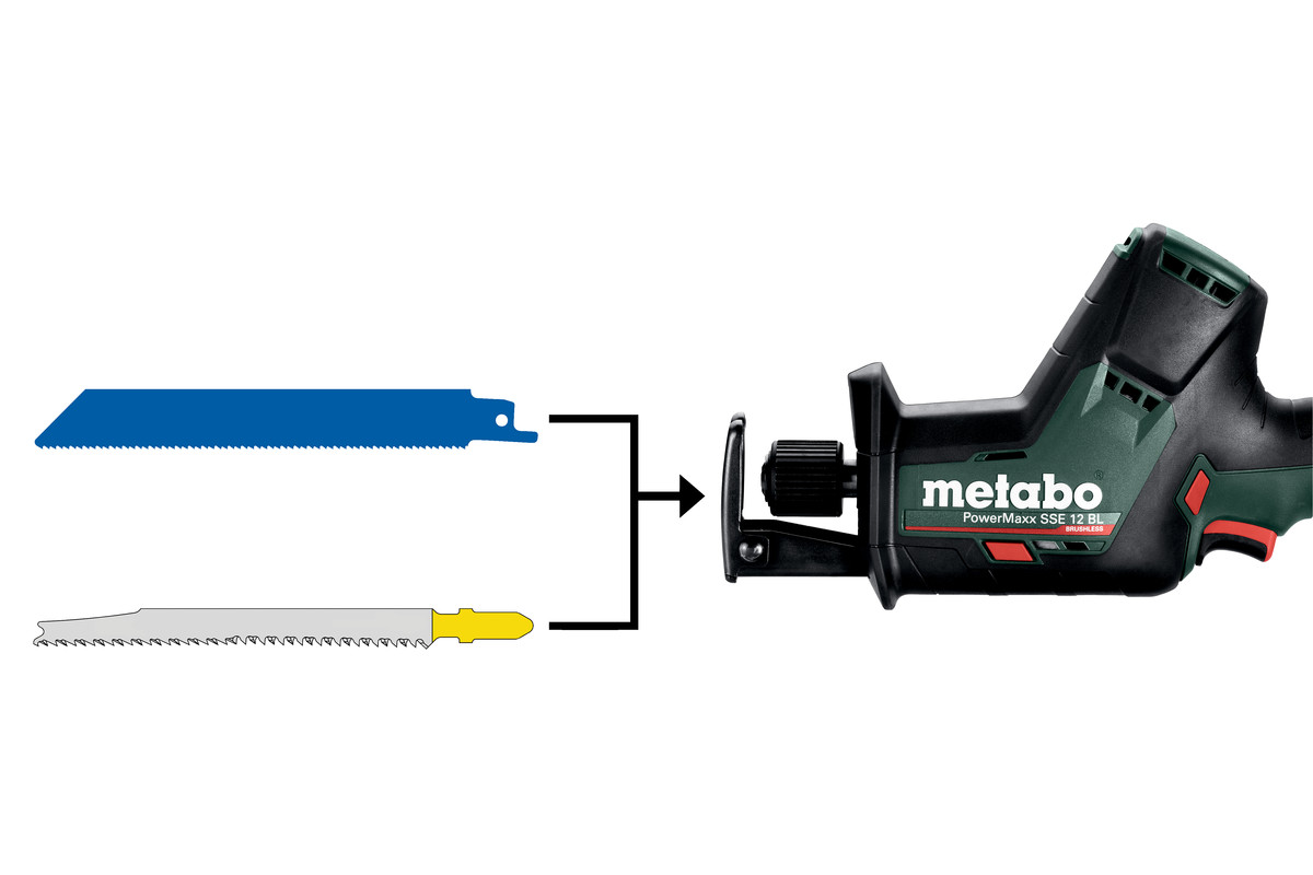 Scie sabre 12 V SSE 12 BL - METABO - 602322500