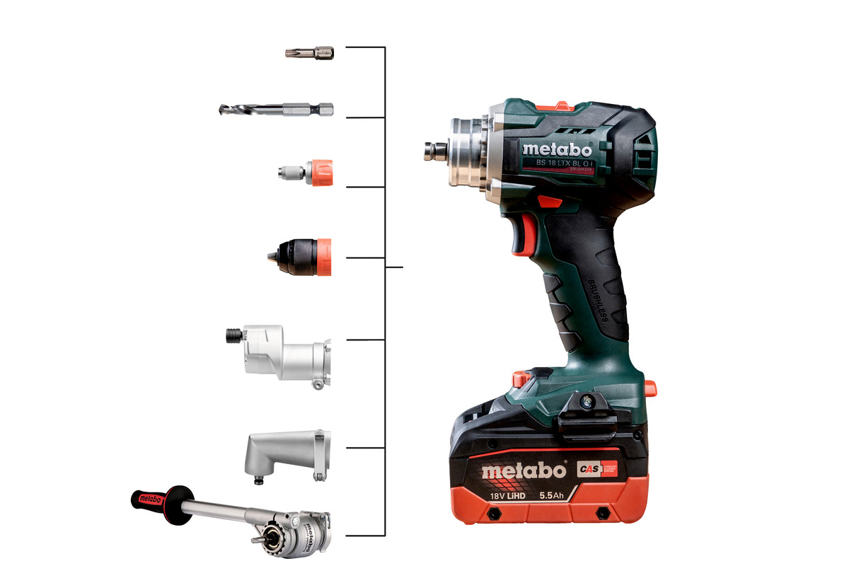Perceuse visseuse 18 V BS 18 LTX BL Q I - METABO - 602359660