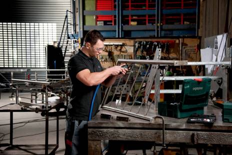 Meuleuse droite à air comprimé DG 25 set avec coffret - METABO - 604116500