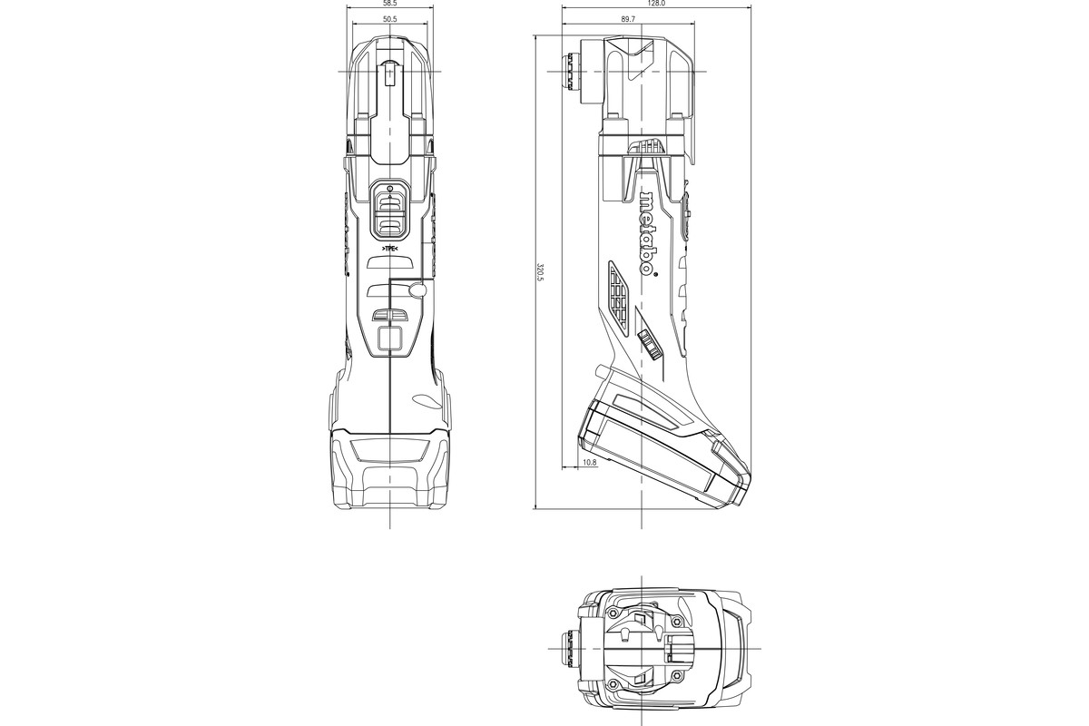Outil multifonctions 18 V MT 18 LTX - METABO - 613021840
