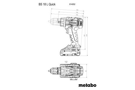Perceuse à percussion 18 V SB 18 L Q - METABO - 614054500