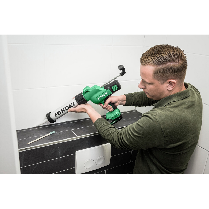 Pistolet à mastic 18V Li-ion - sans batterie ni chargeur - 300/400ml  HIKOKI - AC18DAW4Z