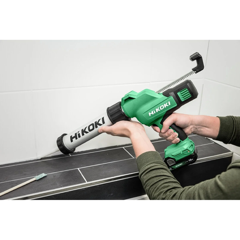Pistolet à mastic 18V Li-ion - sans batterie ni chargeur - 300/400ml  HIKOKI - AC18DAW4Z