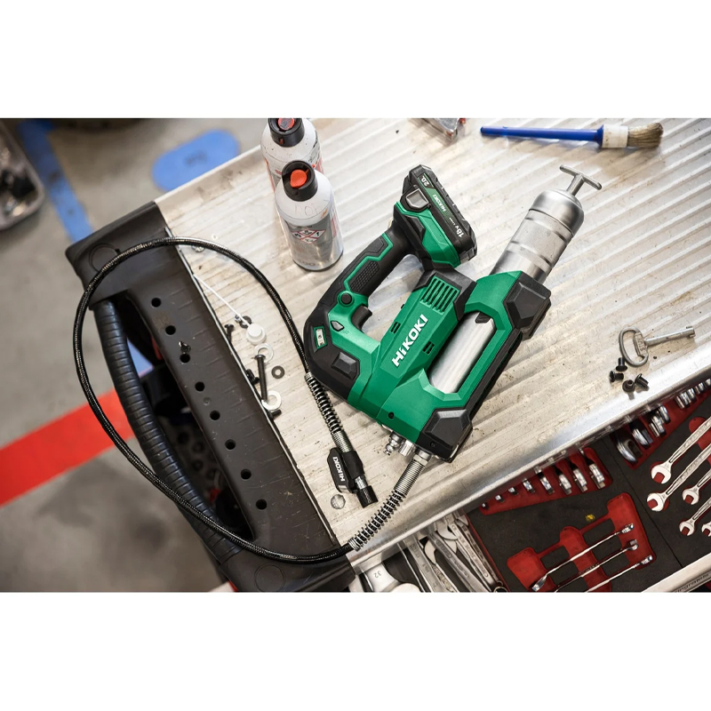Pompe à graisse 18V  290mL/min - 690bar - sans batterie ni chargeur - HIKOKI - AL18DAW4Z