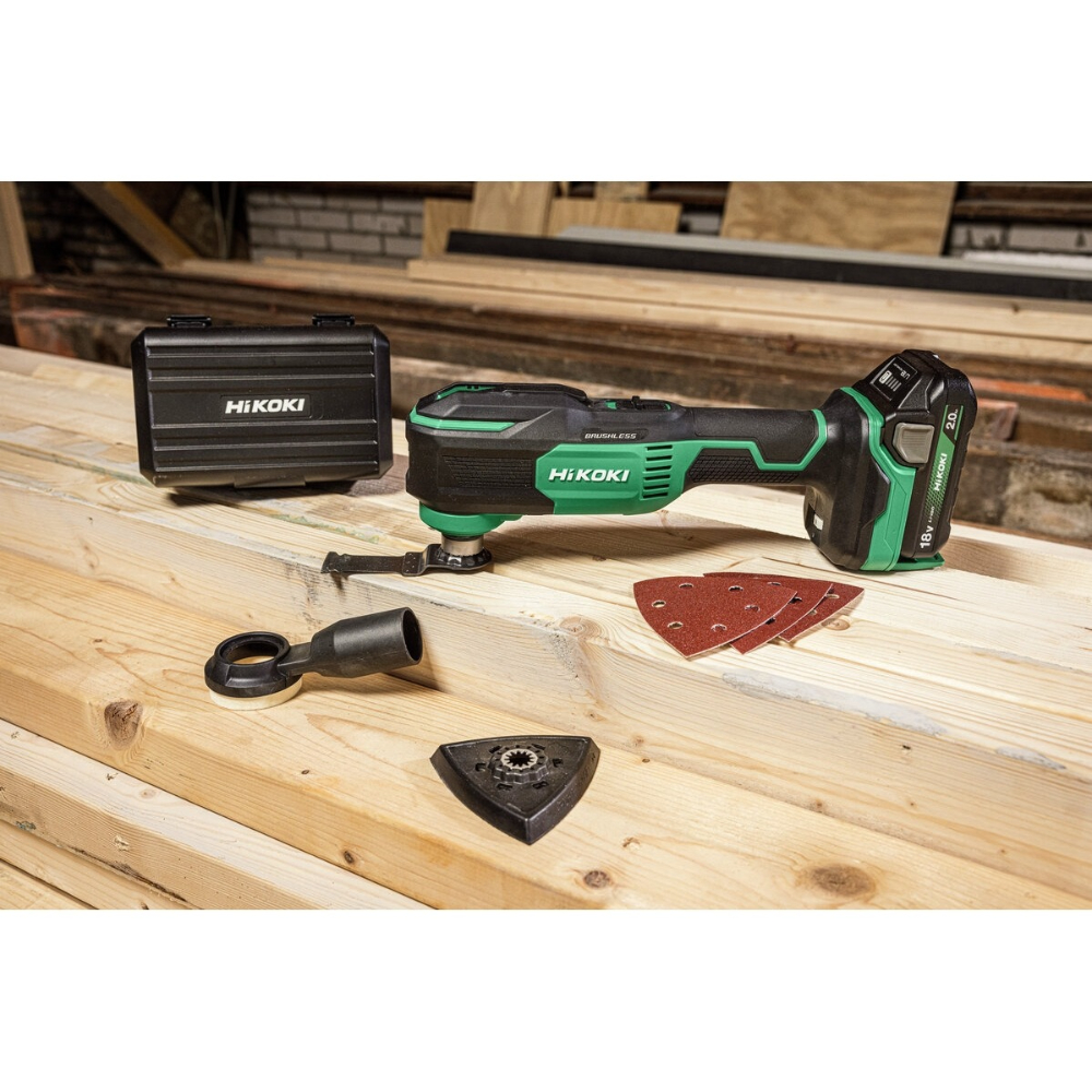 Multi-tool 18V Li-ion brushless 3,6° - sans batterie ni chargeur - HIKOKI - CV18DAW2Z