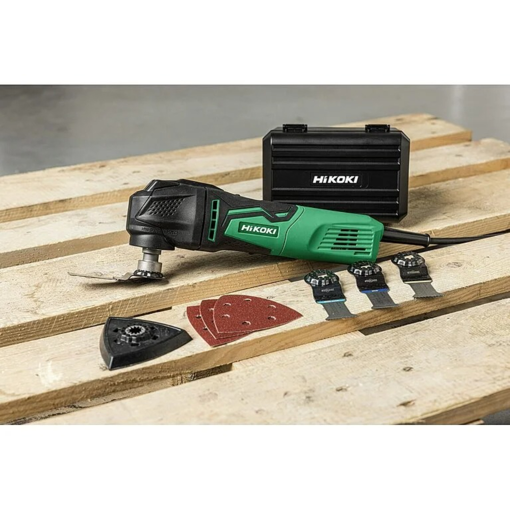 Multi-tool 350w 3,2° - mode auto. + accessoires - HIKOKI - CV350V2W1Z