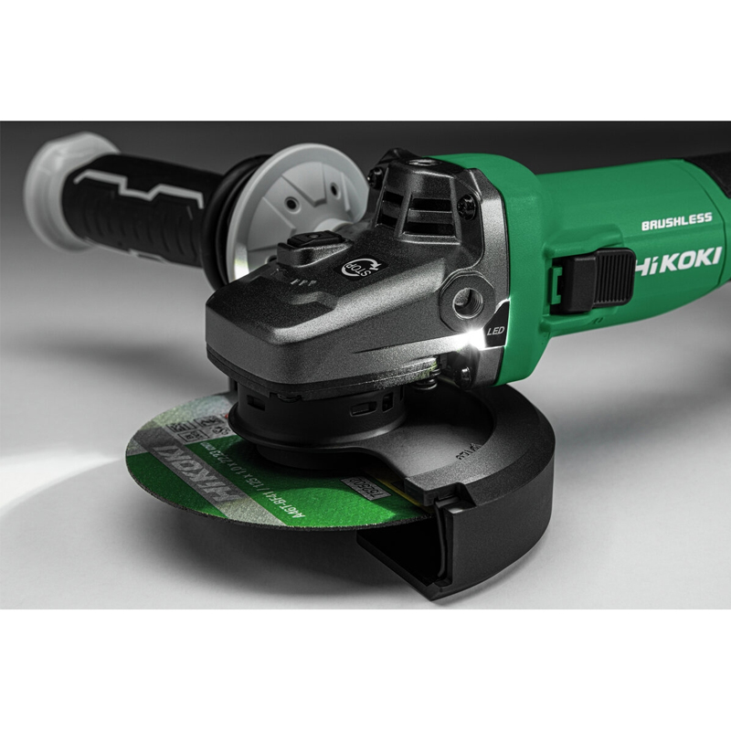 Meuleuse ø125mm 36V Brushless - frein - inter. autobloquant - sans batterie ni chargeur - HIKOKI - G3613DEW2Z