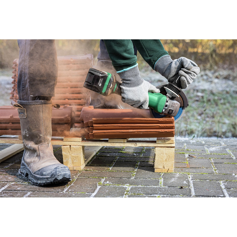 Meuleuse 150 mm à interrupteur à palette et vitesse variable sans balais 36 V - sans batterie ni chargeur - HIKOKI - G3615DVEW2Z