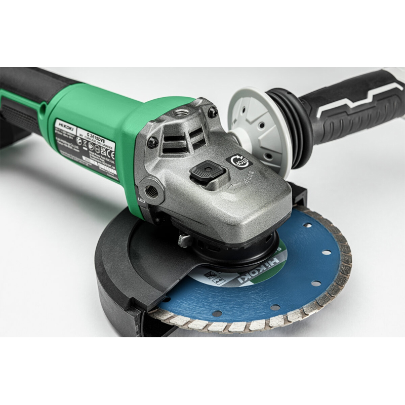 Meuleuse 150 mm à interrupteur à palette et vitesse variable sans balais 36 V - sans batterie ni chargeur - HIKOKI - G3615DVEW2Z