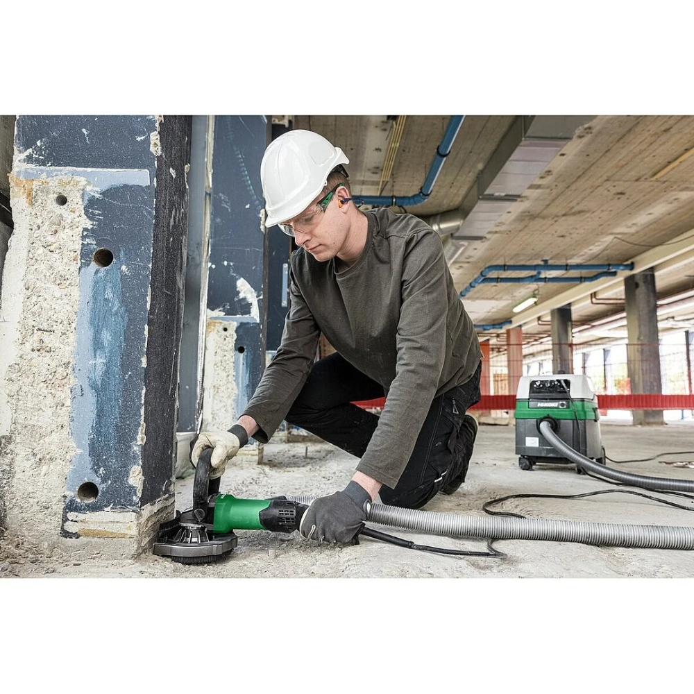 Surfaceuse béton Ø125mm 1900W variateur - 1 meule diamant - HIKOKI - GM13YWSZ