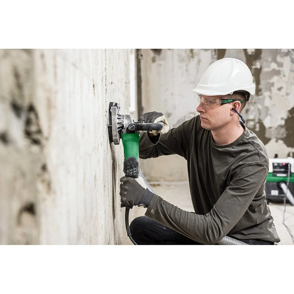 Surfaceuse béton Ø125mm 1900W variateur - 1 meule diamant - HIKOKI - GM13YWSZ