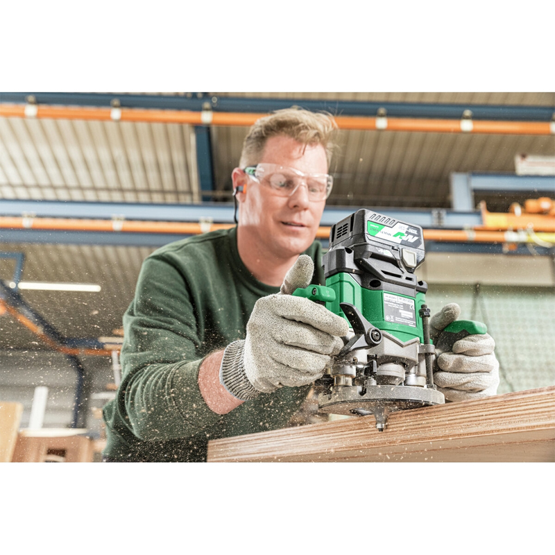 Défonceuse 36V Brushless - Pince 12mm - sans batterie ni chargeur - HIKOKI - M3612DAW2Z