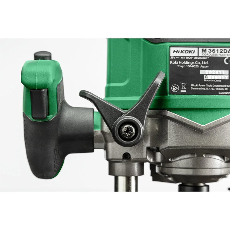 Défonceuse 36V Brushless - Pince 12mm - sans batterie ni chargeur - HIKOKI - M3612DAW2Z