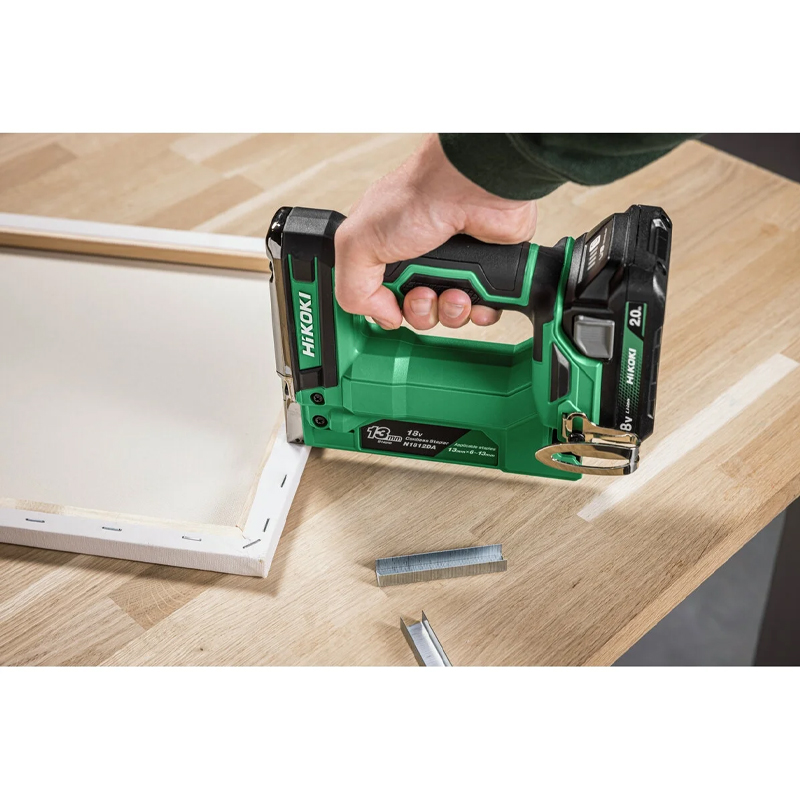 Agrafeuse finition 18V larg.12mm - L.6 à13mm - sans batterie ni chargeur - HIKOKI - N1812DAW4Z