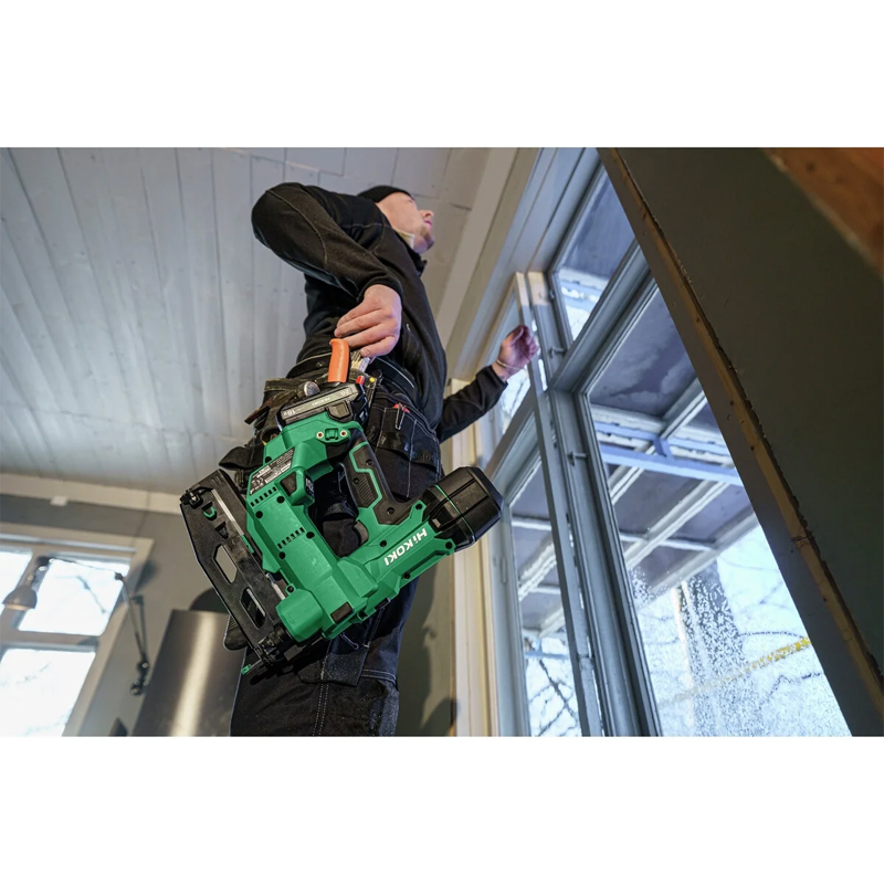 Cloueur finition 25-65mm - 18v 2,0ah (bsl1820m) li-ion brushless - brads-droits gauge 16 - HIKOKI - NT1865DSAWXZ