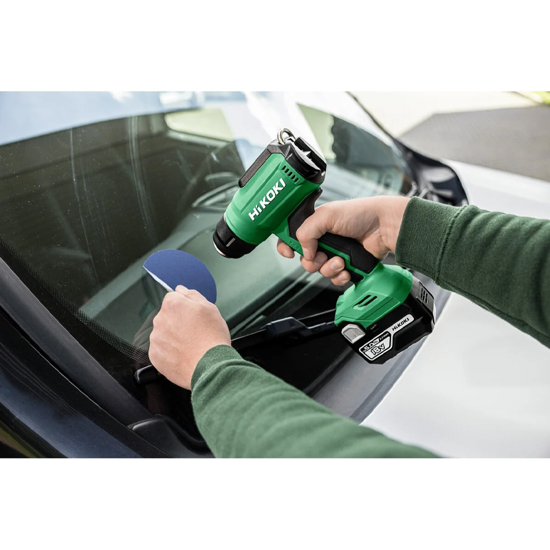 Décapeur thermique 18V Li-ion - sans batterie ni chargeur - 550°c - écran LCD - 3 buses - HIKOKI - RH18DAW2Z