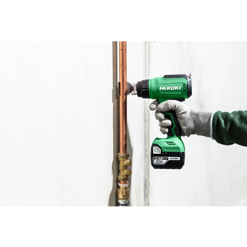 Décapeur thermique 18V Li-ion - sans batterie ni chargeur - 550°c - écran LCD - 3 buses - HIKOKI - RH18DAW2Z