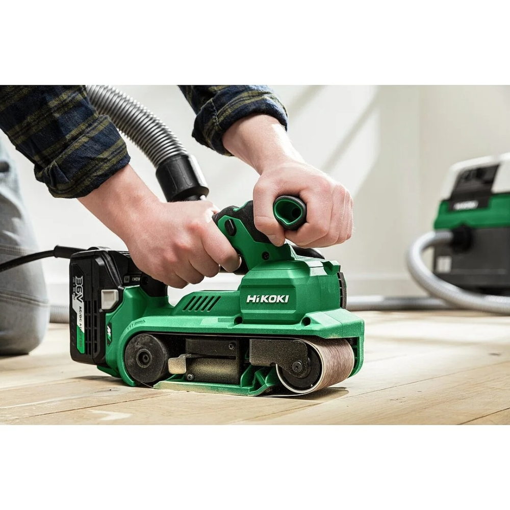 Ponceuse à bande 75x533mm 36V MultiVolt sans batterie ni chargeur - HIKOKI - SB3608DAW4Z