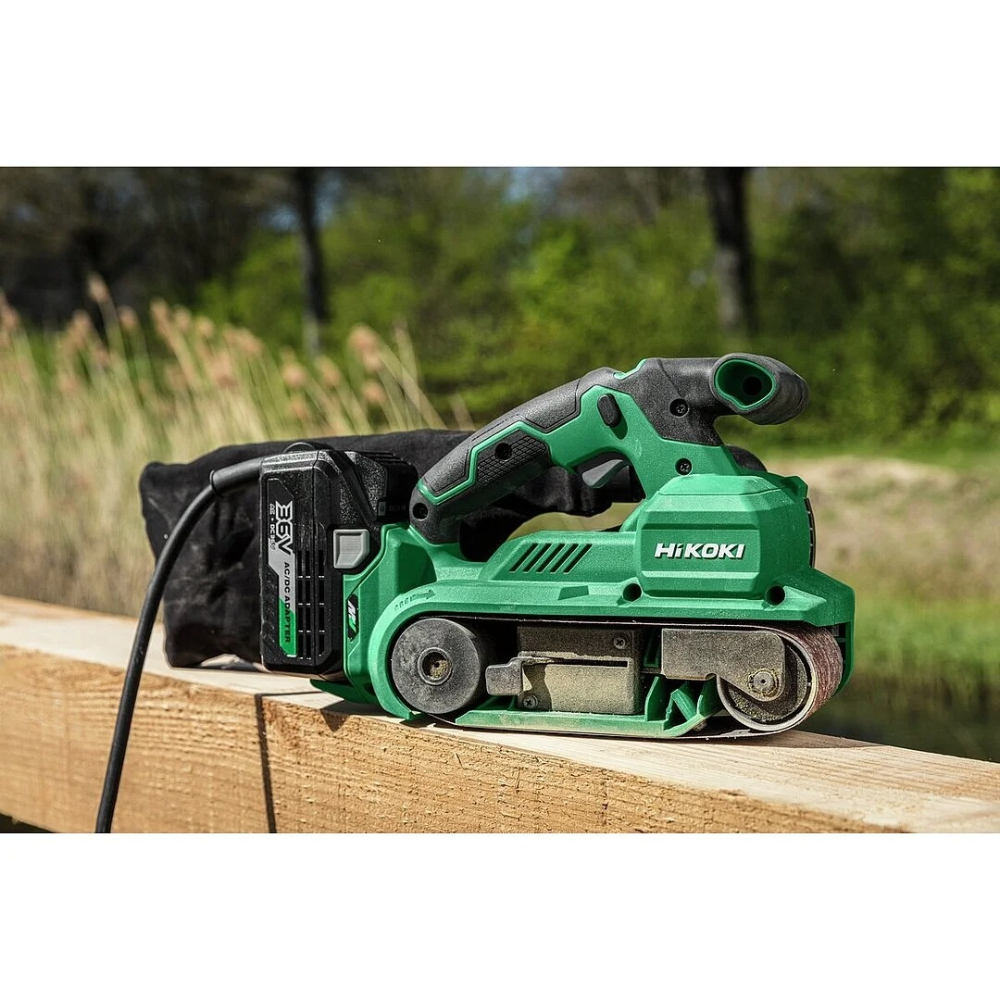 Ponceuse à bande 75x533mm 36V MultiVolt sans batterie ni chargeur - HIKOKI - SB3608DAW4Z