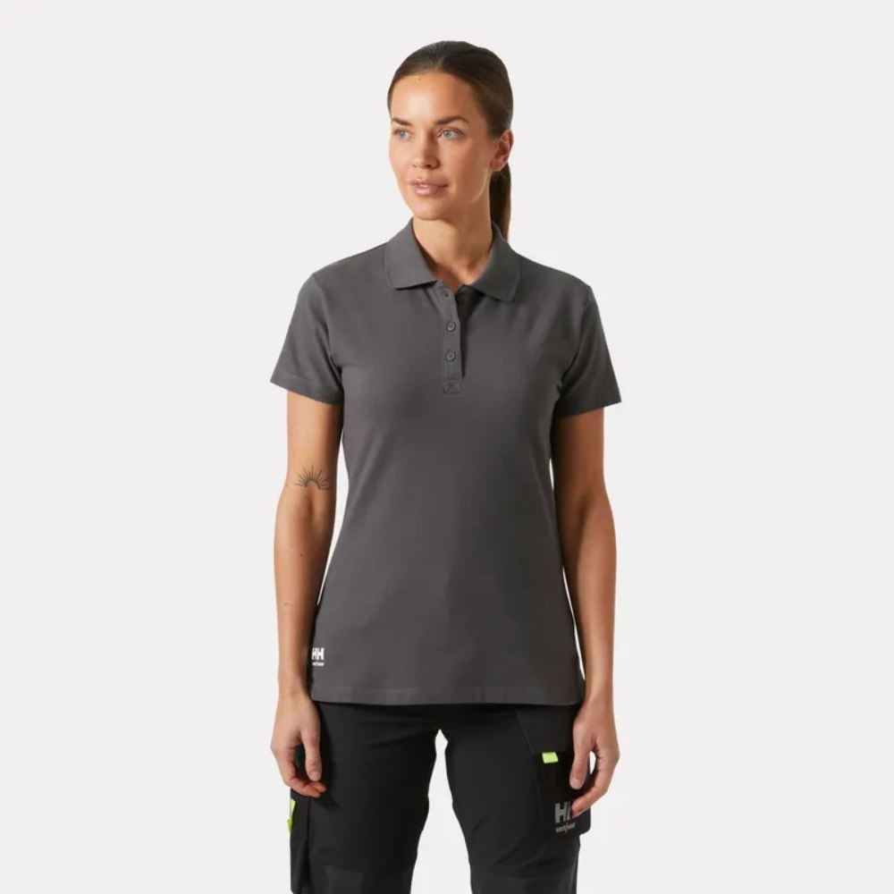 Polo femme Classic gris foncé - HELLY HANSEN - 79168_970