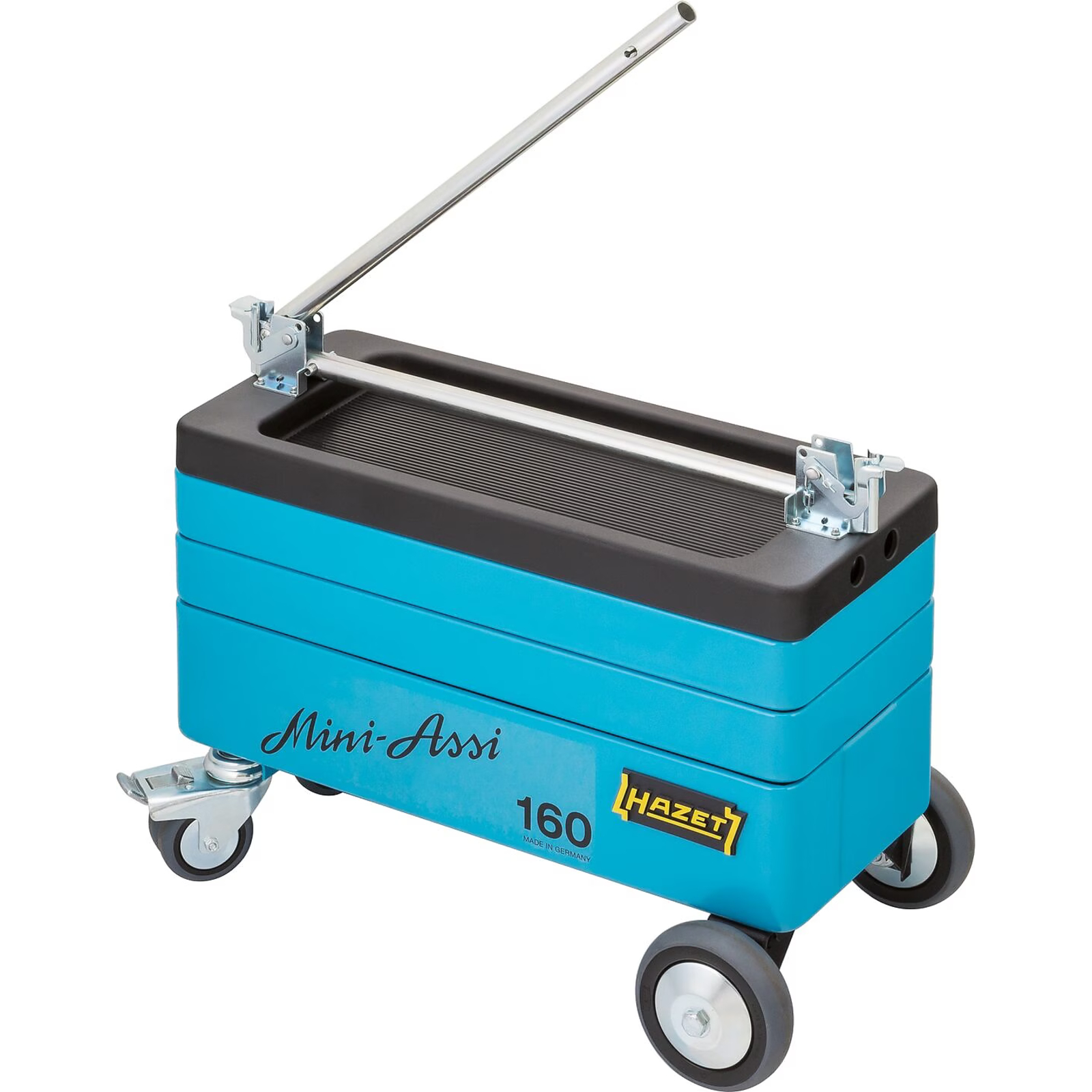 Servante d'atelier escamotable 590 x 345 x 950 mm avec 2 plateaux intermédiaires et caisson spacieux HAZET - 160ST
