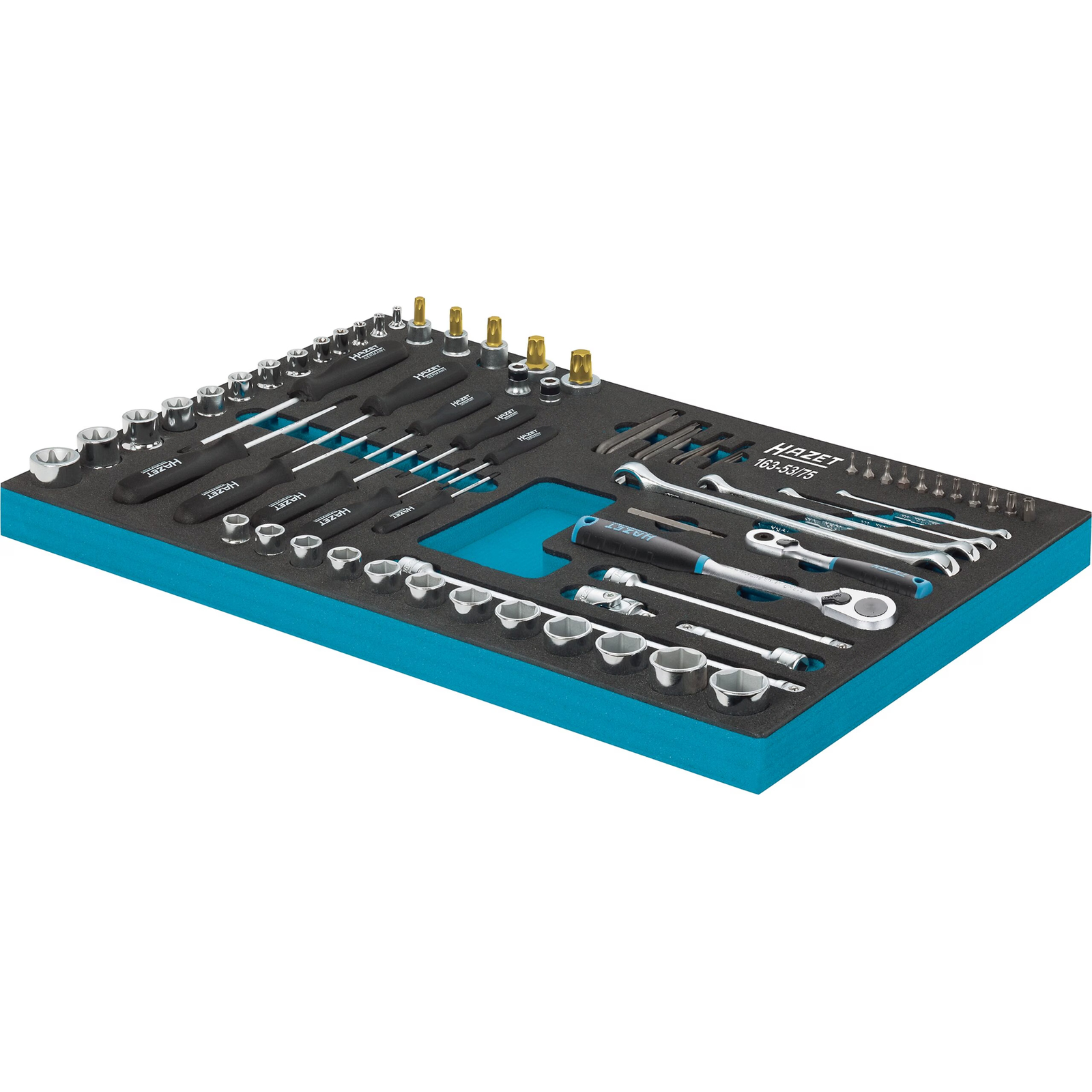 Jeu d'outils 75 pièces carré creux 1/2