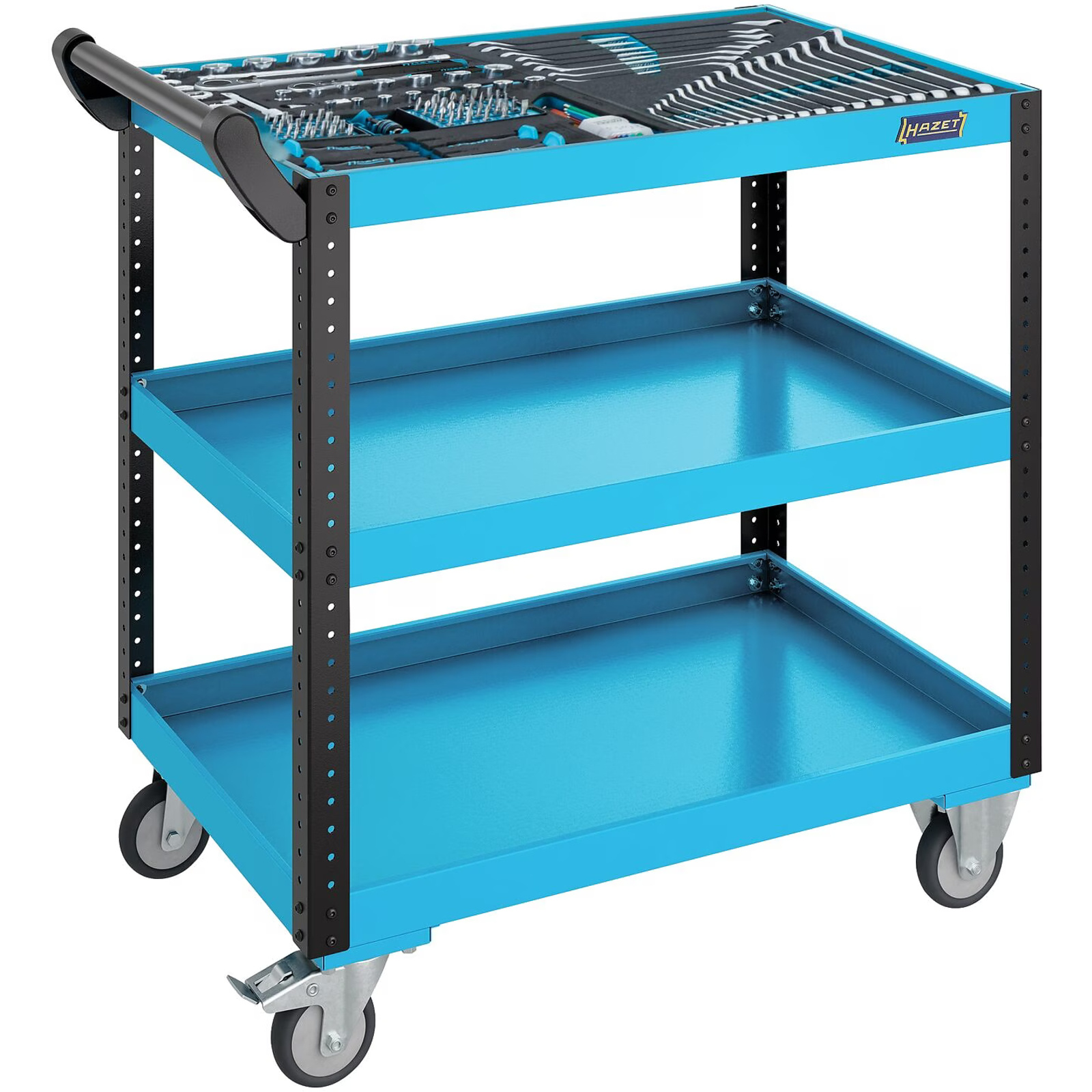 Servante d'atelier 890 x 542 x 899 mm capacité 150 kg bleu HAZET HAZET - 167-3