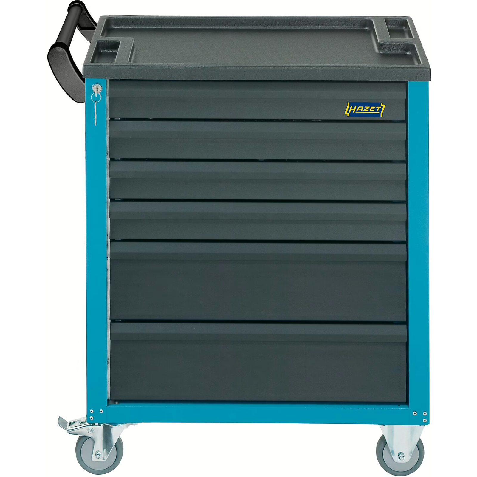 Servante d’atelier 6 tiroirs 780 x 498 x 915 mm bleu HAZET HAZET - 177-6