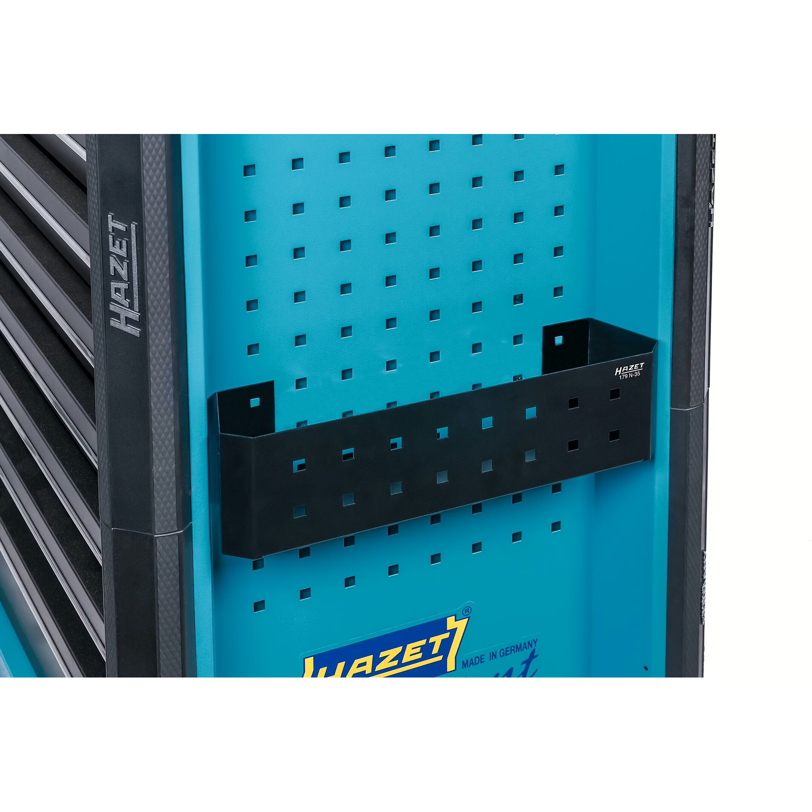 Support pour aérosol 365 x 86 x 100 mm fixation panneaux perforés HAZET - 179N-35