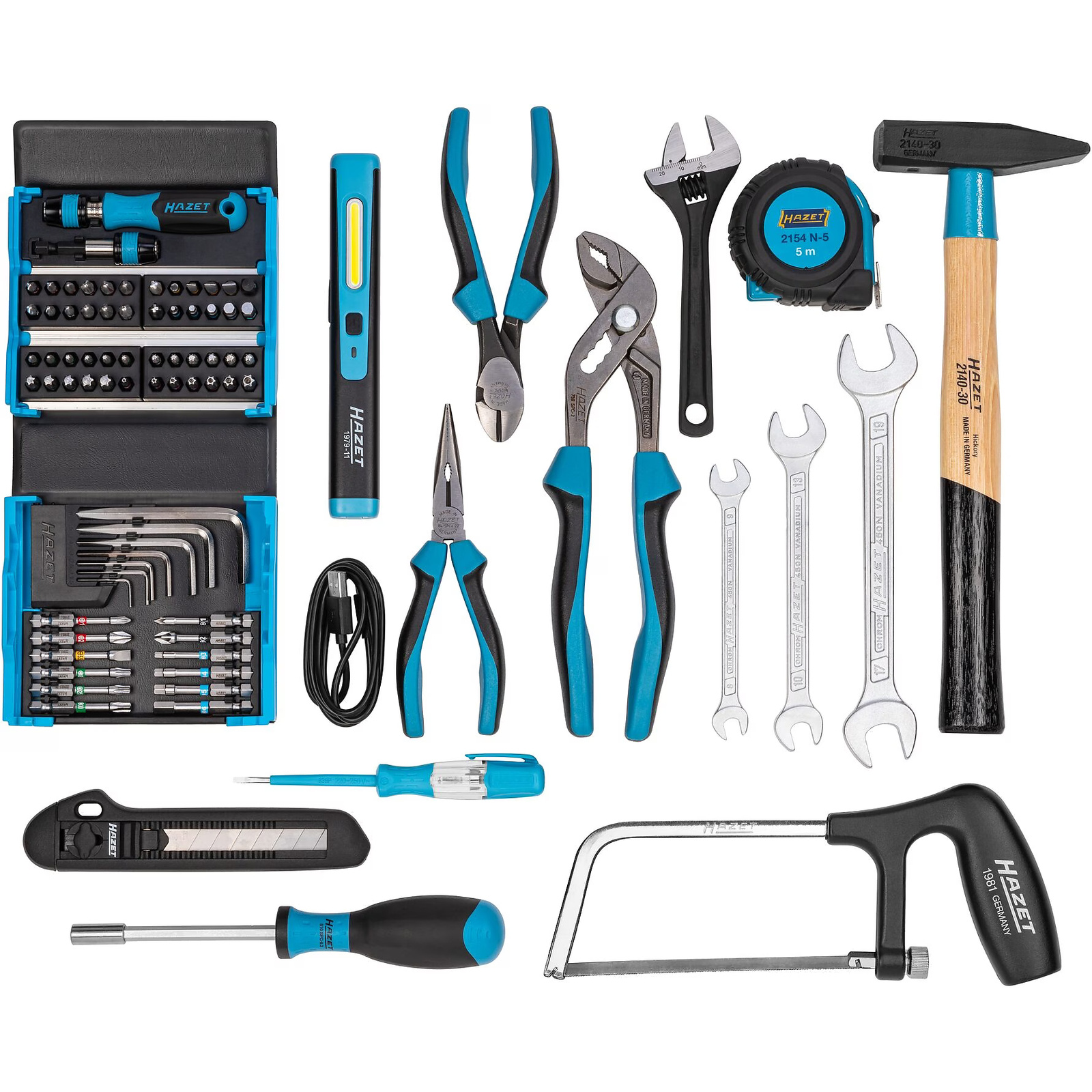 Coffret L-Boxx 83 pièces 1,5–19 PH1–PH3 PZ1–PZ3 T6–T40 avec assortiment HAZET - 190L-136/83