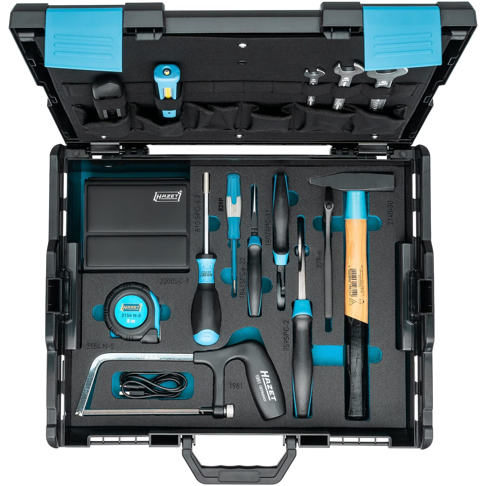 Coffret L-Boxx 83 pièces 1,5–19 PH1–PH3 PZ1–PZ3 T6–T40 avec assortiment HAZET - 190L-136/83