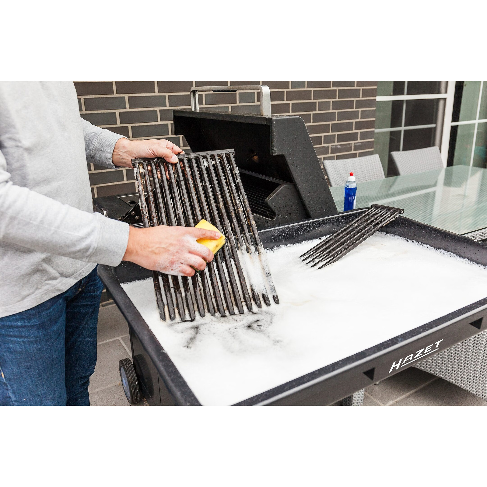 Bac multi-usage 50 l résistant bases et acides 800 x 520 x 100 mm HAZET - 197-50