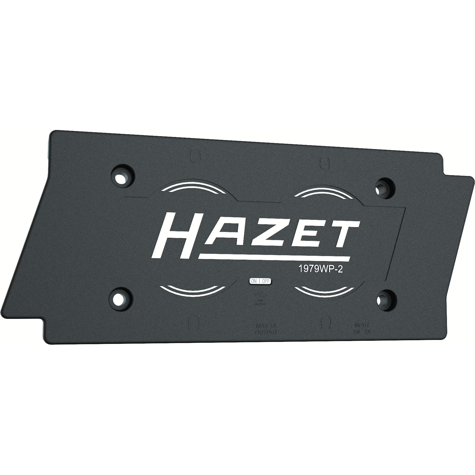 Double disque de chargement sans fil 2 emplacements USB-C avec bloc alimentation 5V HAZET - 1979WP-2