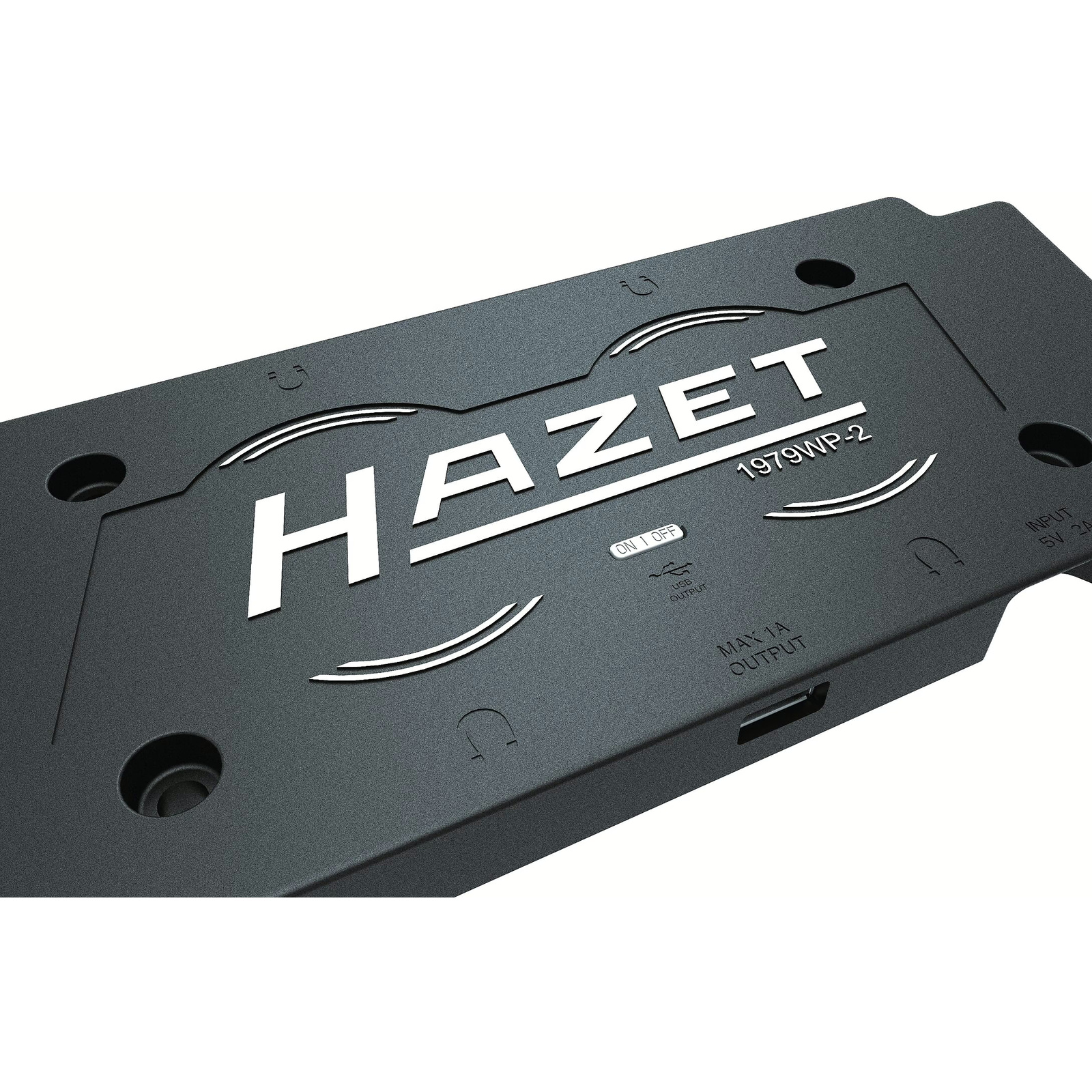Double disque de chargement sans fil 2 emplacements USB-C avec bloc alimentation 5V HAZET - 1979WP-2
