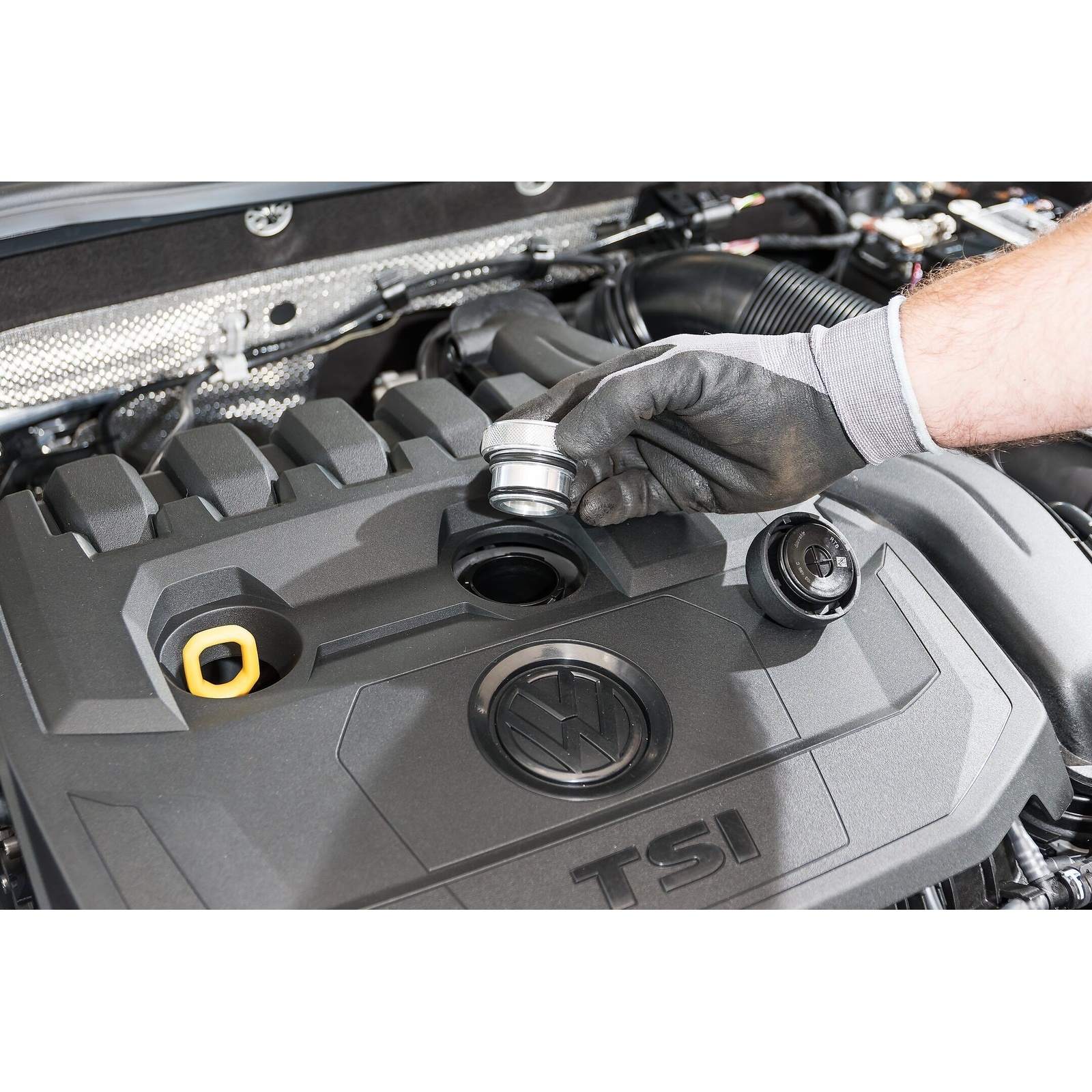 Adaptateur remplissage huile moteur 1,5 l TSI groupe VW aluminium HAZET - 198-19