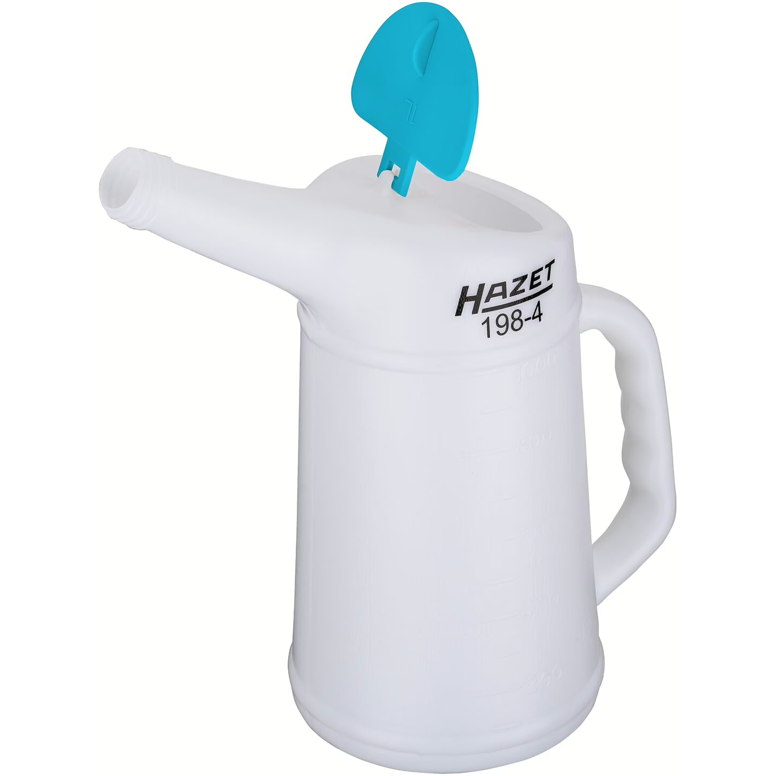 Mesurette 1 l pour liquide frein et batterie HDPE blanc transparent HAZET - 198-4