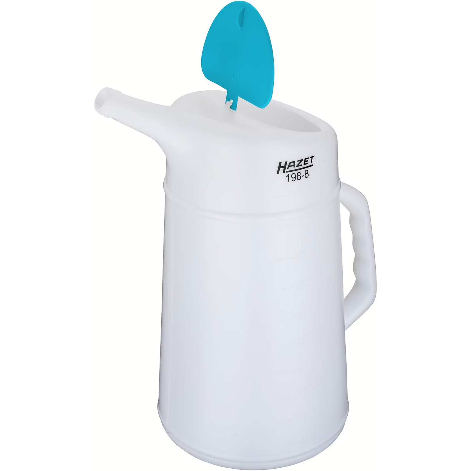 Mesurette 5 l pour liquide de frein et batterie HDPE blanc/transparent HAZET - 198-8