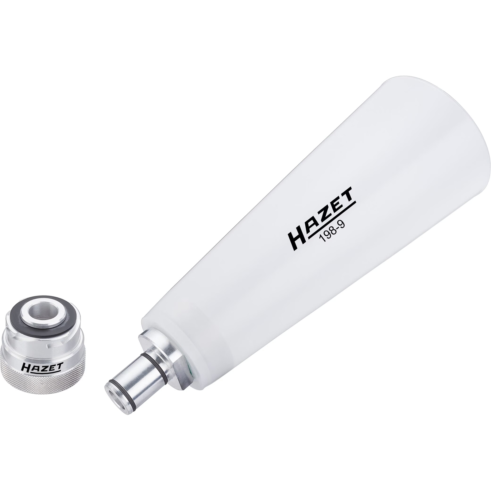 Entonnoir huile moteur 1 L 2 pièces avec adaptateur aluminium VW MQB HAZET - 198-9/2