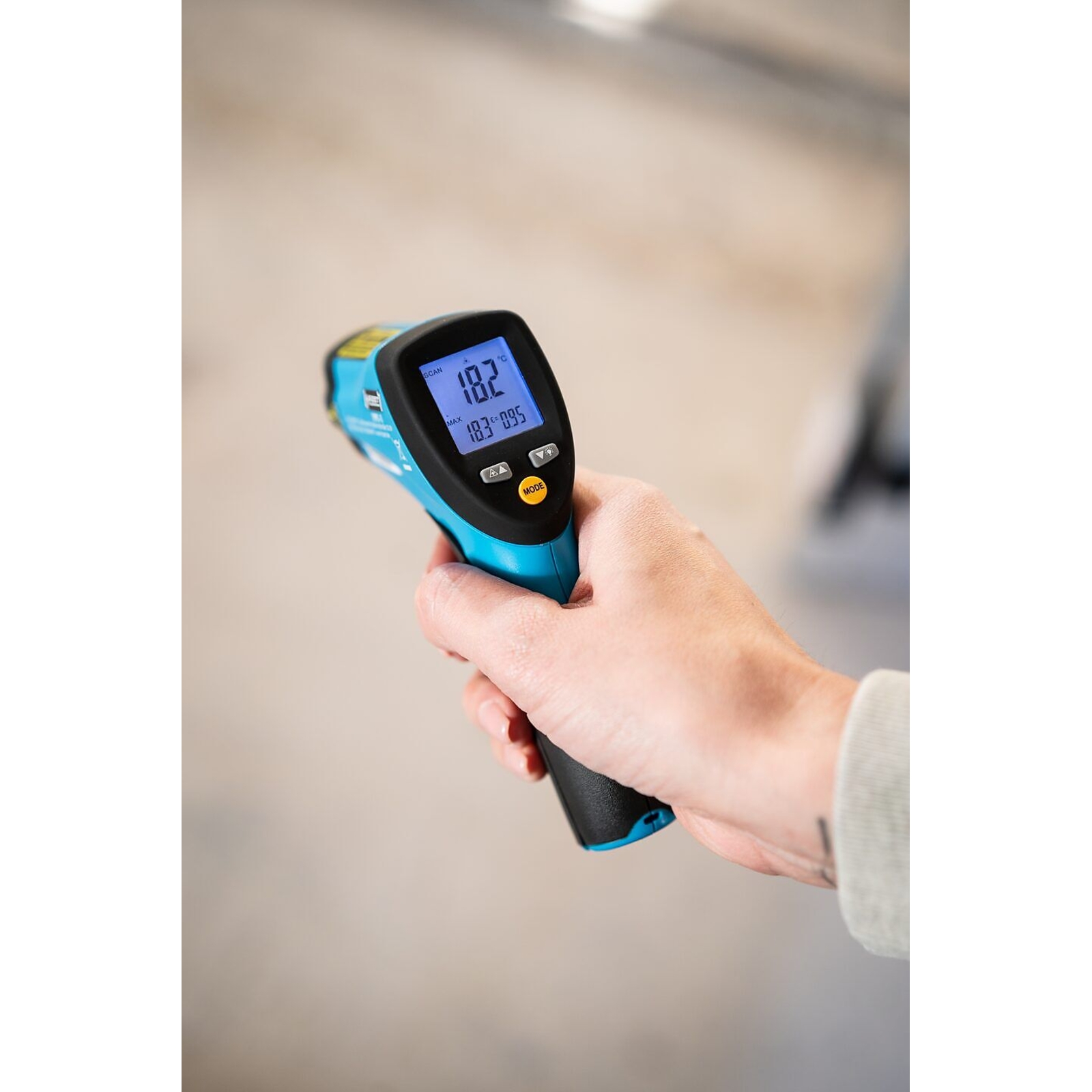 Thermomètre infrarouge mesure sans contact HAZET - 1991-1