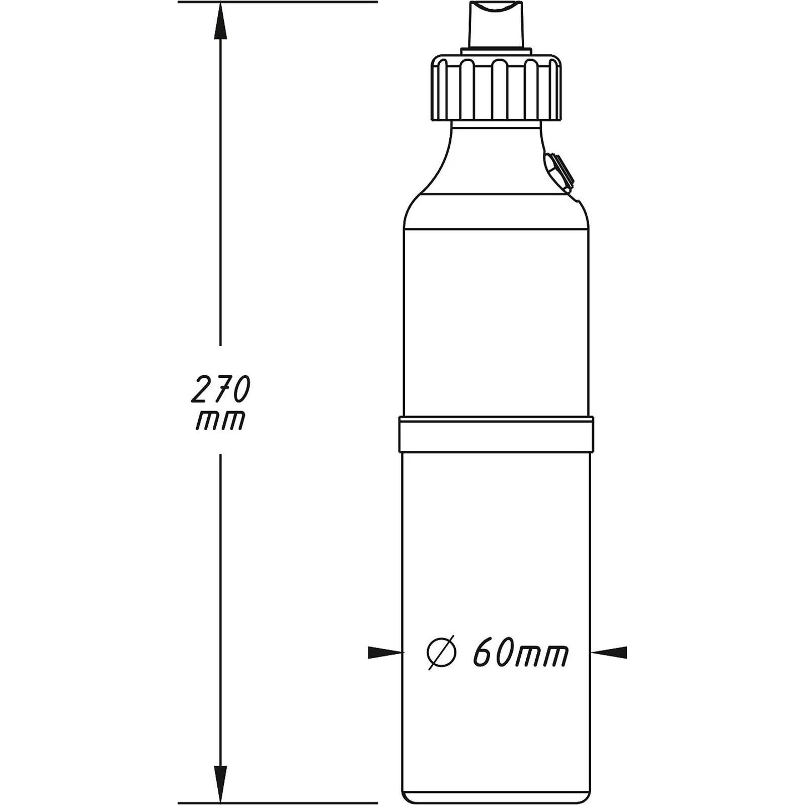 Vaporisateur multifonctions 0,227 l avec valve sécurité et joints Viton HAZET - 199-4
