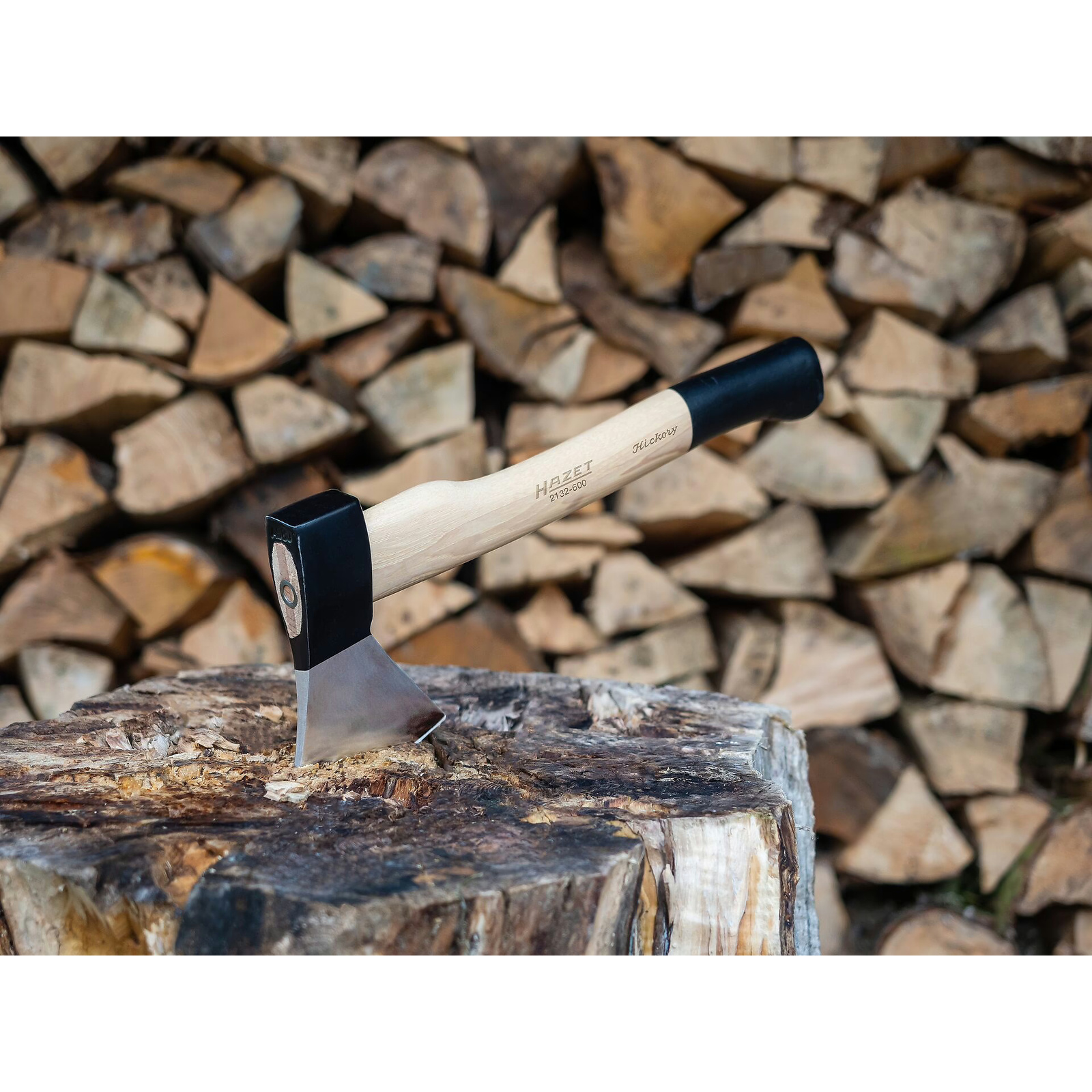 Hachette coupe petit bois 600 g manche caryer ergonomique antidérapant HAZET - 2132-600