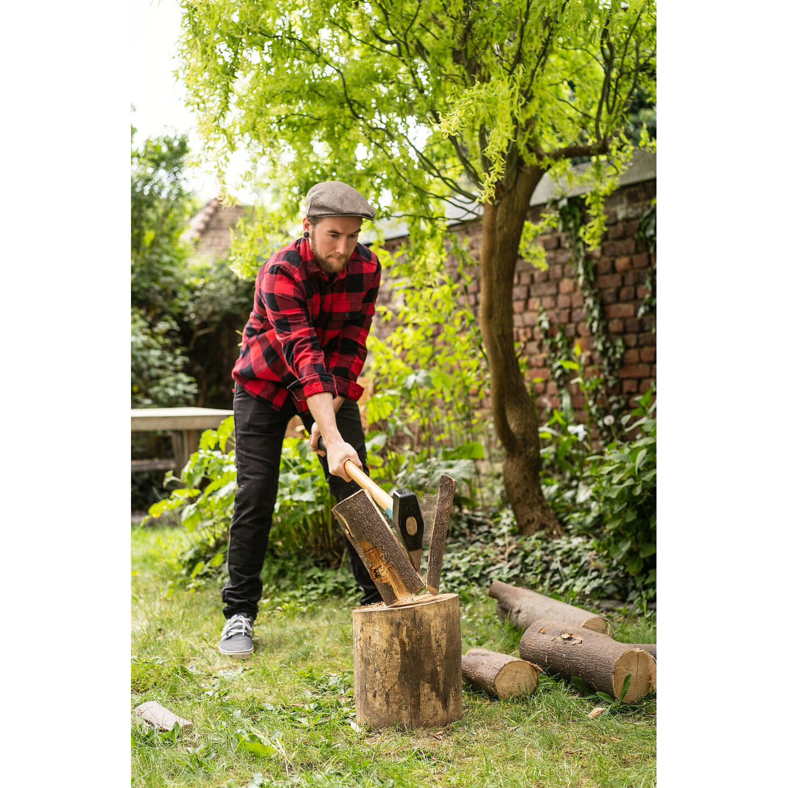 Merlin fendeur bois 3000 g manche ergonomique antidérapant 900 mm HAZET - 2135-3000