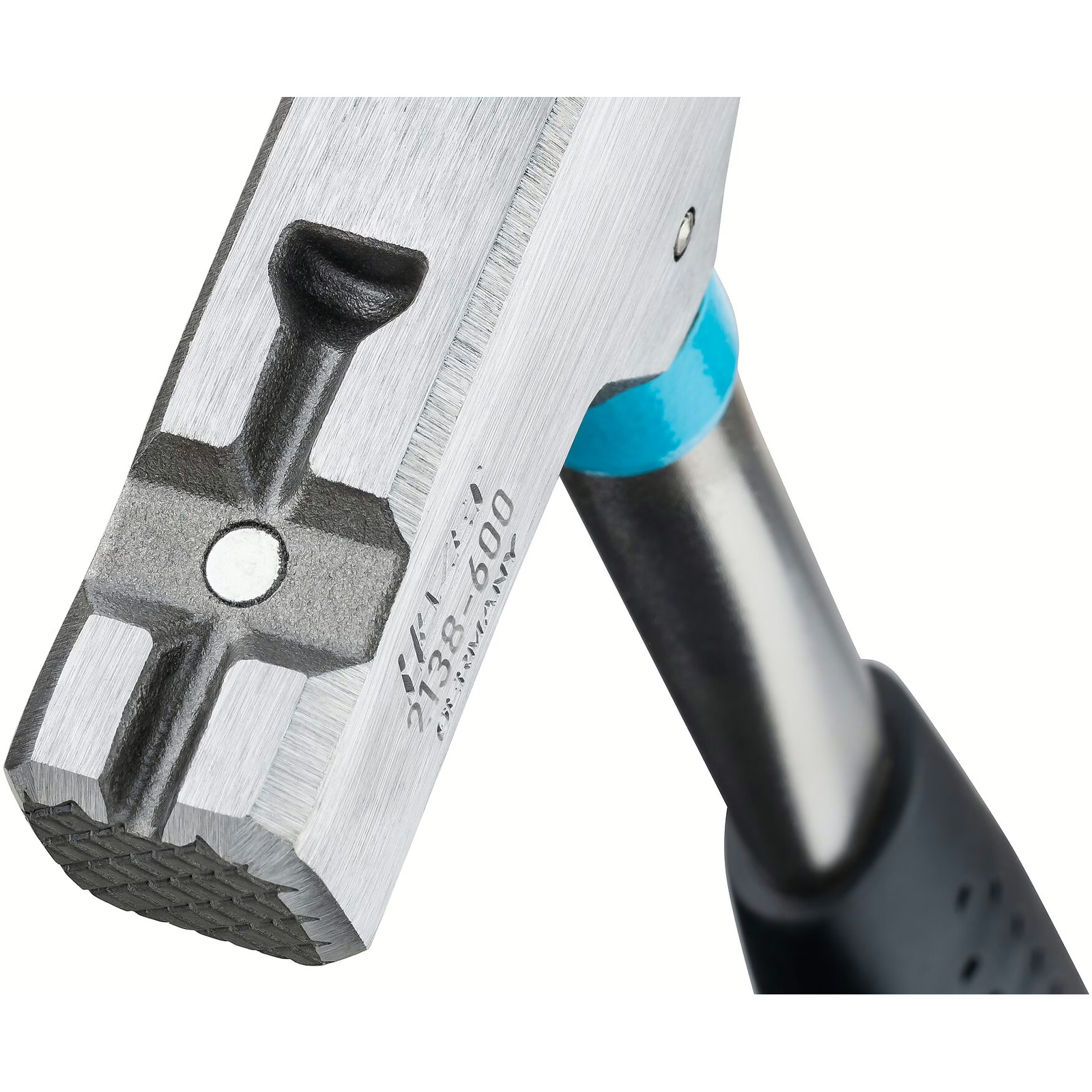 Marteau de charpentier 600 g manche acier tubulaire avec logement magnétique HAZET - 2138-600