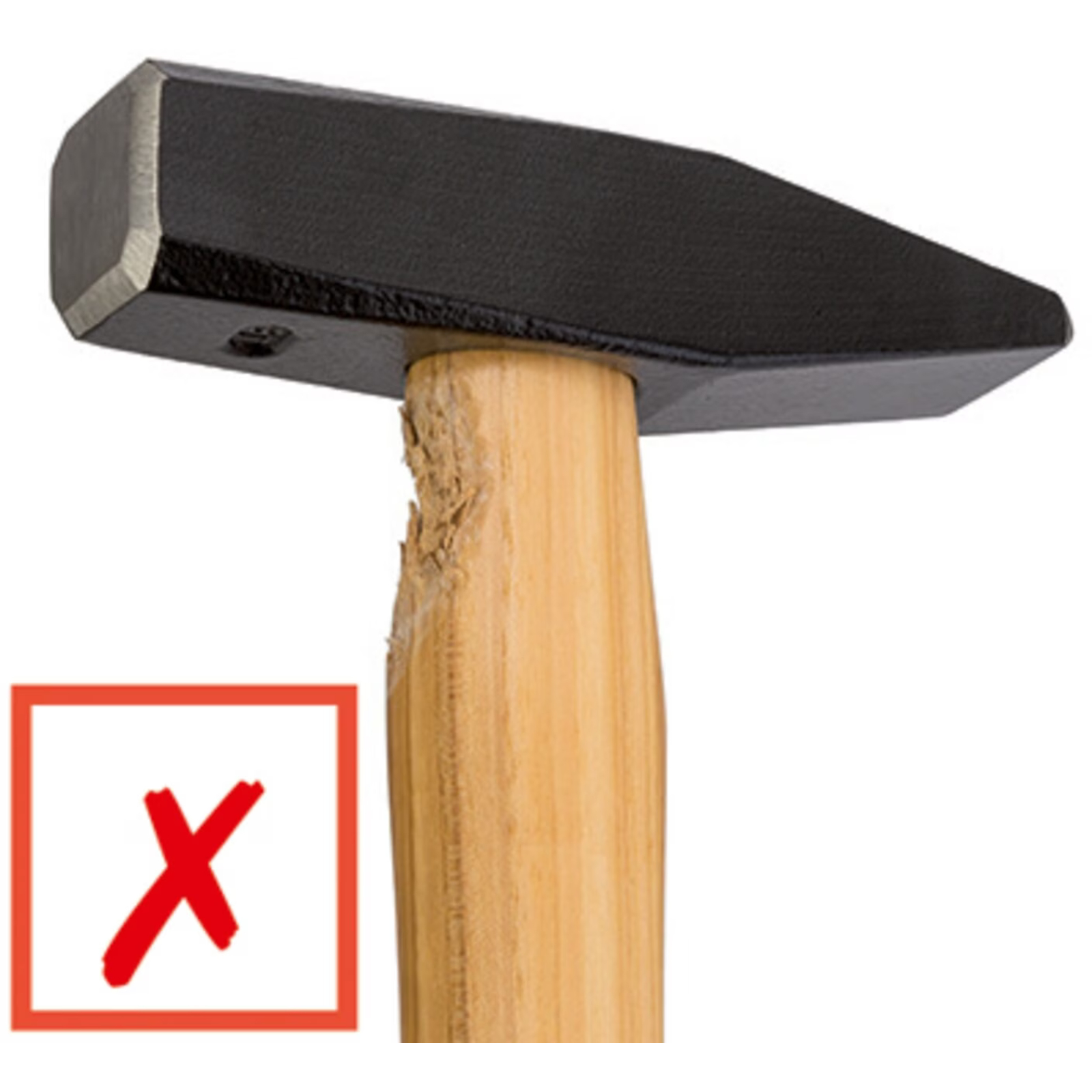 Marteau de mécanicien 360 mm avec douille de protection manche acier HAZET - 2140-100