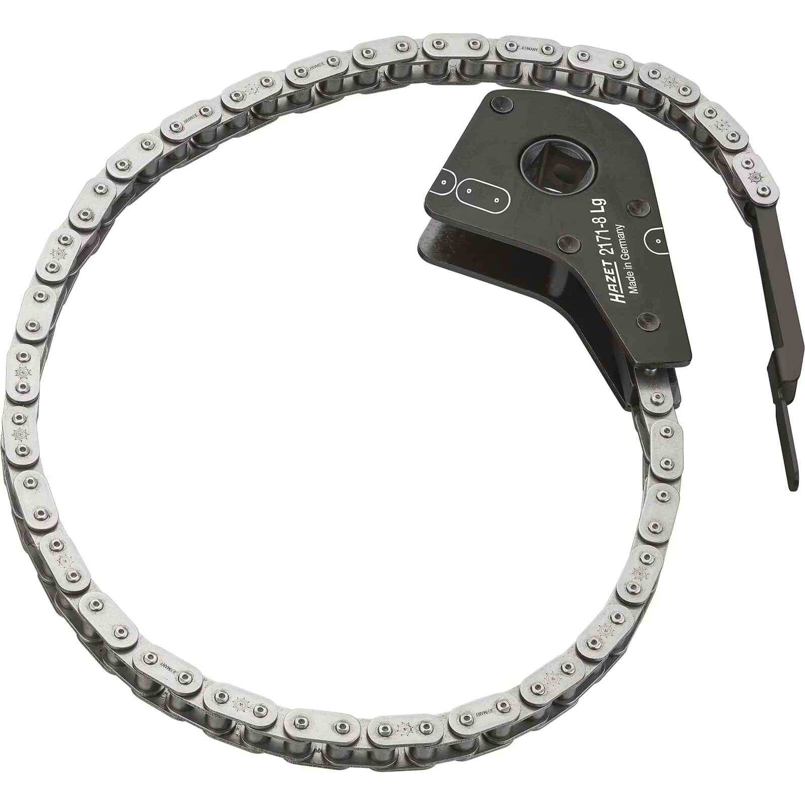 Chaîne manuelle pour filtres à huile carré creux 1/2 pouce 50-150 mm HAZET - 2171-8LG